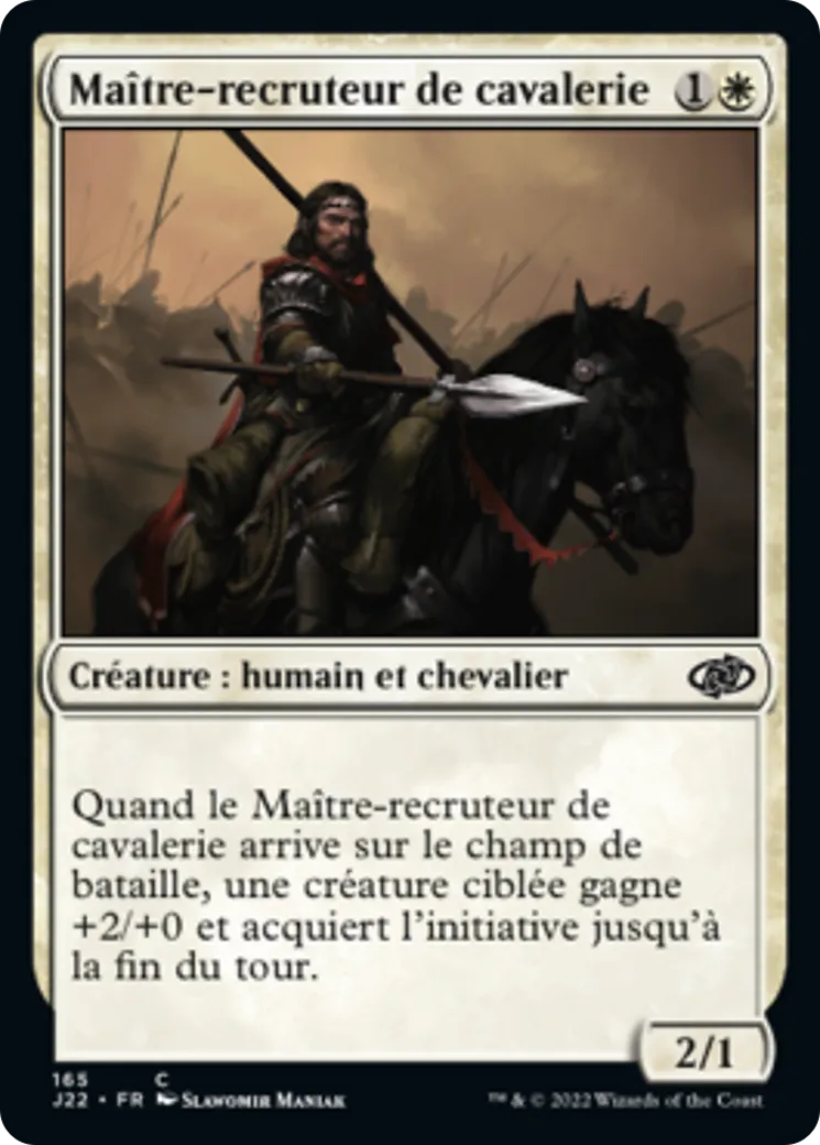 Maître-recruteur de cavalerie — Jumpstart 2022 — Magic: The Gathering