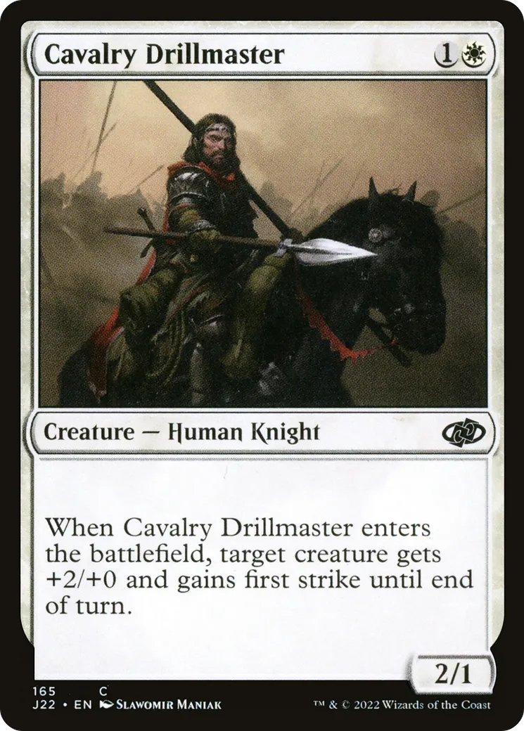 Cavalry Drillmaster — Jumpstart 2022 — Magic: The Gathering