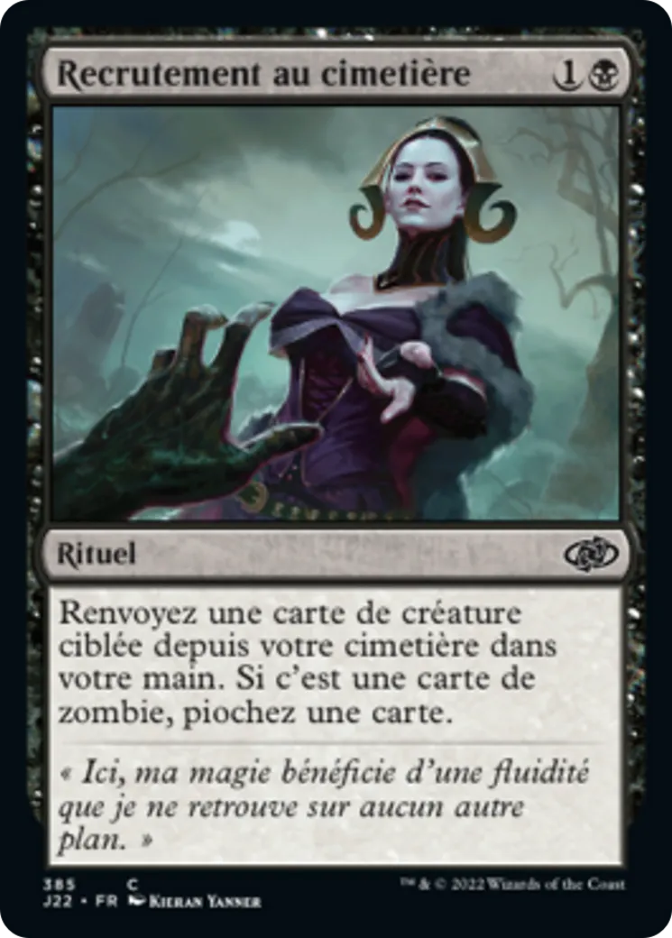 Recrutement au cimetière — Jumpstart 2022 — Magic: The Gathering