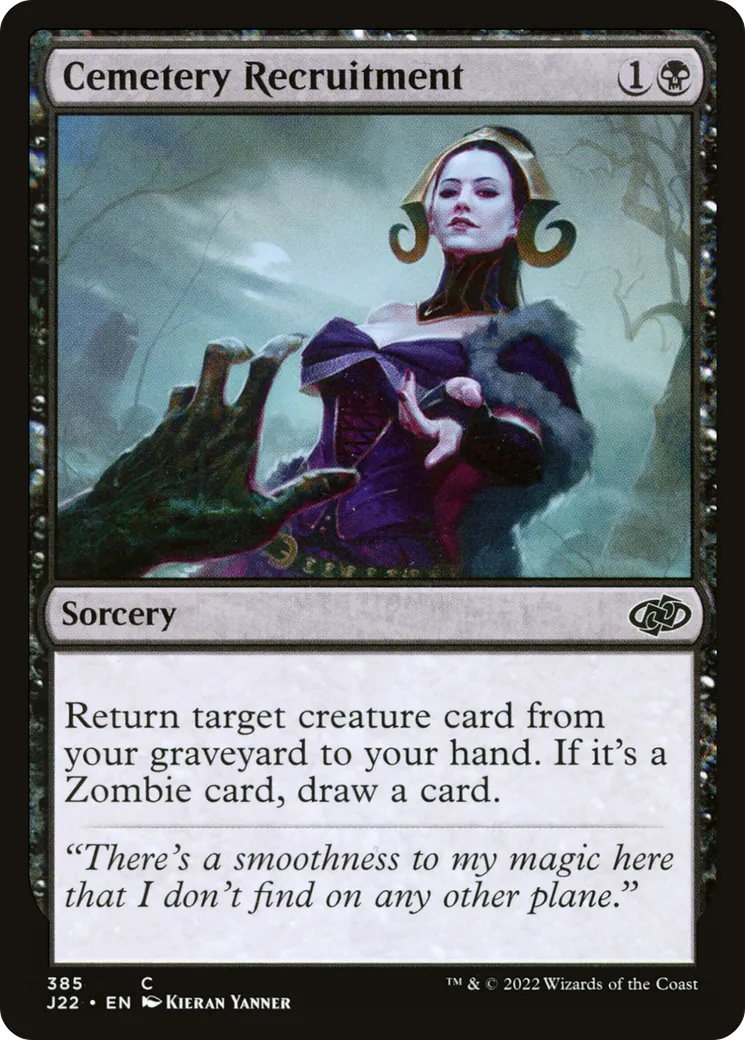 Cemetery Recruitment — Jumpstart 2022 — Magic: The Gathering