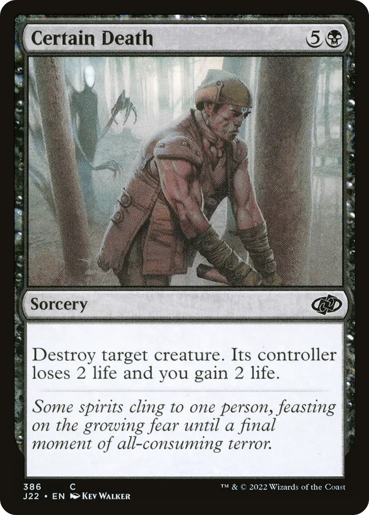 Certain Death — Jumpstart 2022 — Magic: The Gathering