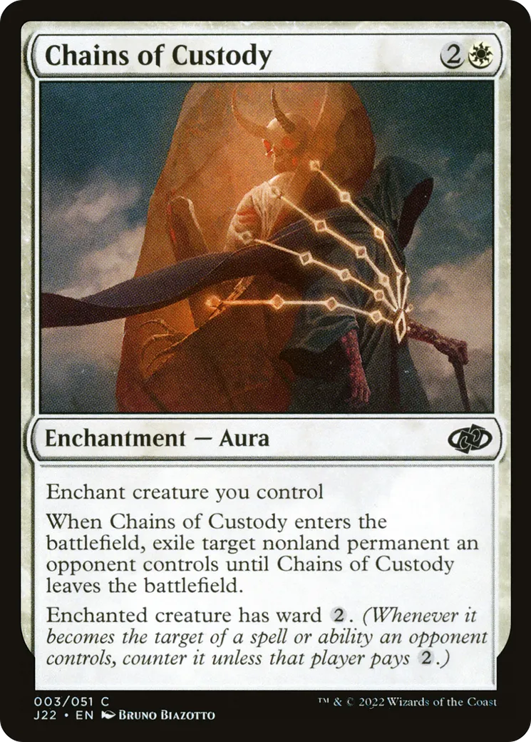 Chains of Custody — Jumpstart 2022 — Magic: The Gathering