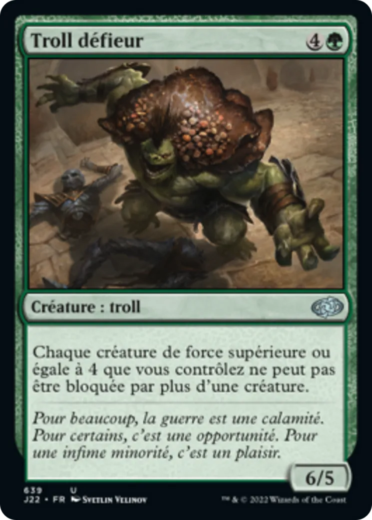 Troll défieur — Jumpstart 2022 — Magic: The Gathering