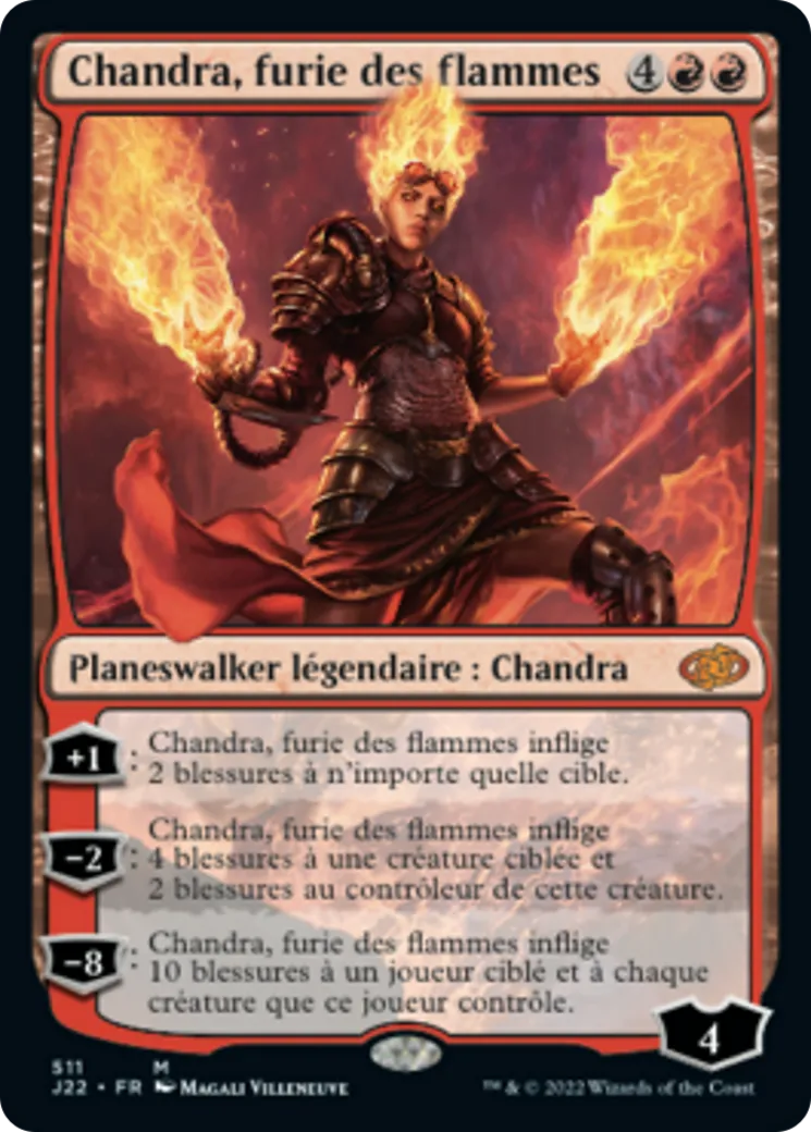 Chandra, furie des flammes — Jumpstart 2022 — Magic: The Gathering