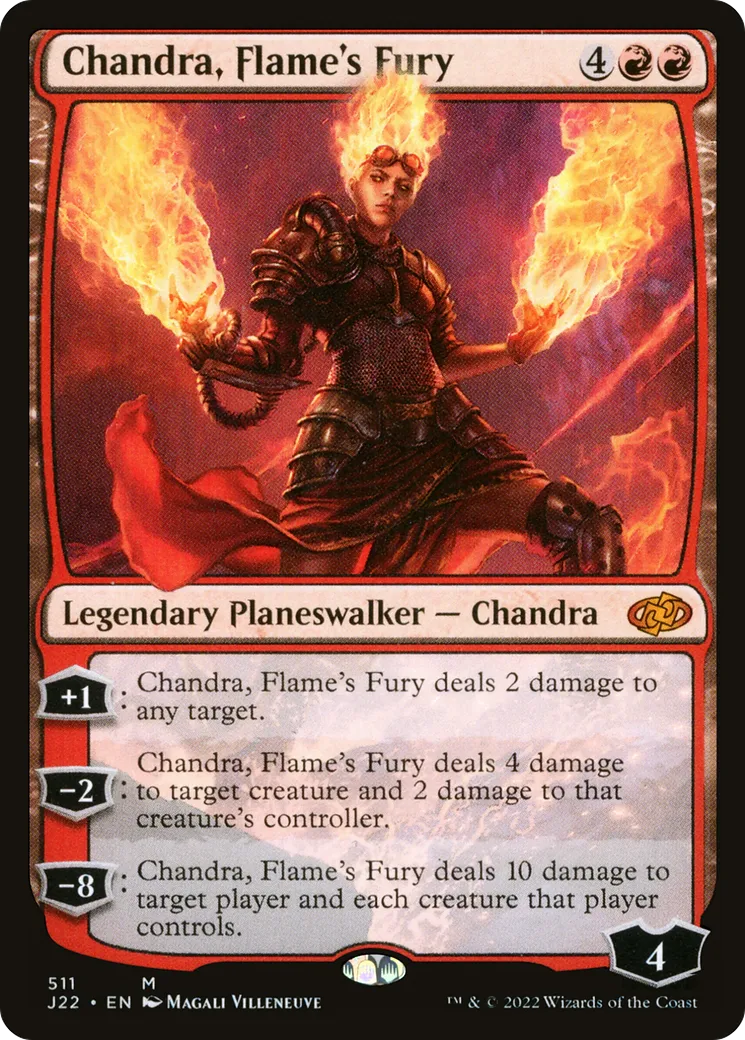 Chandra, Flame's Fury — Jumpstart 2022 — Magic: The Gathering