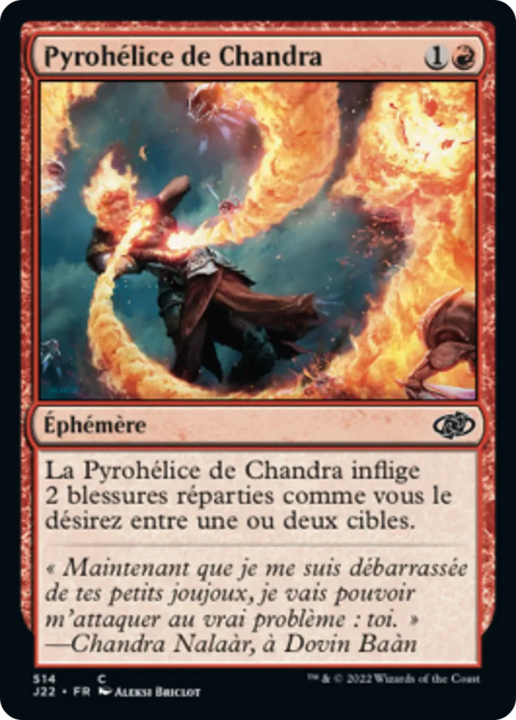 Pyrohélice de Chandra — Jumpstart 2022 — Magic: The Gathering