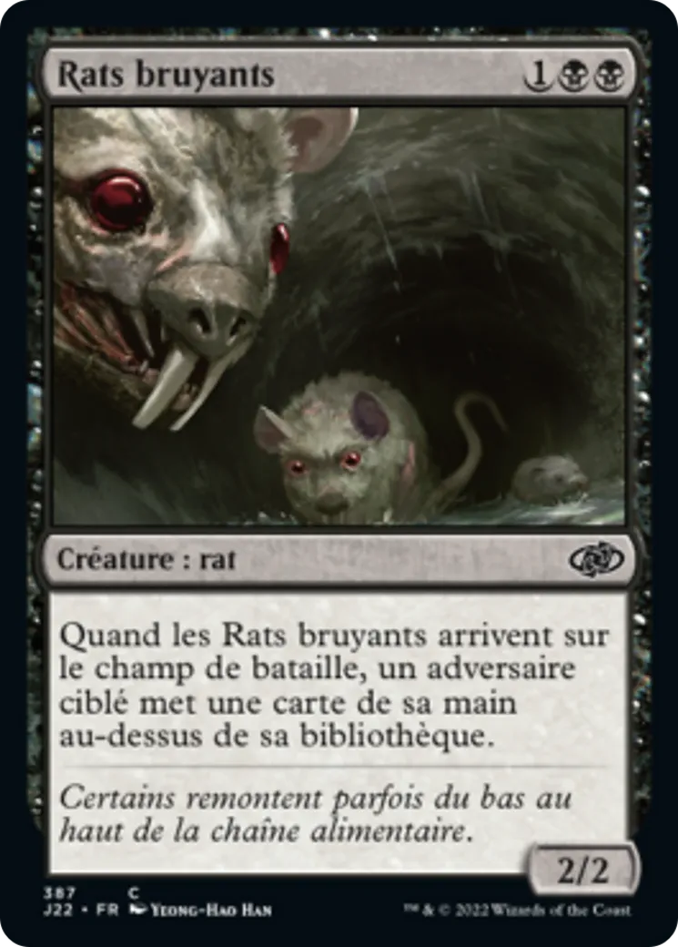Rats bruyants — Jumpstart 2022 — Magic: The Gathering