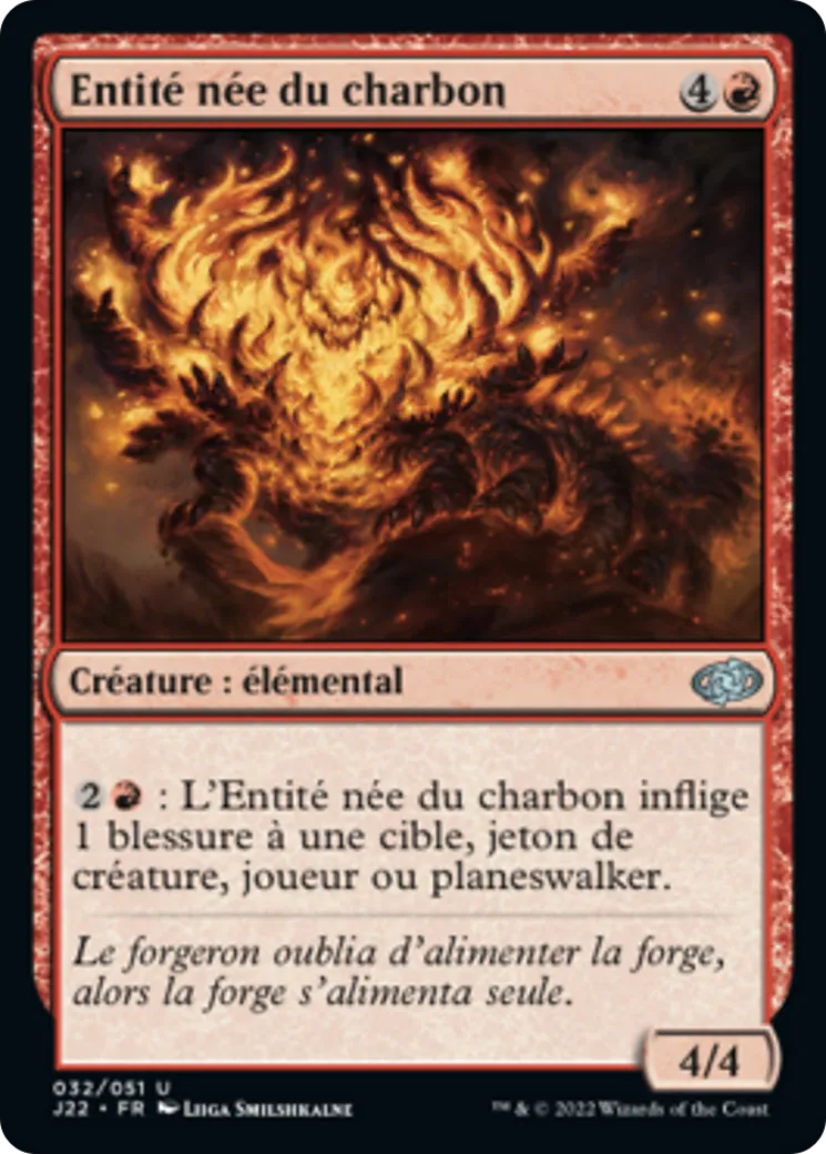 Entité née du charbon — Jumpstart 2022 — Magic: The Gathering