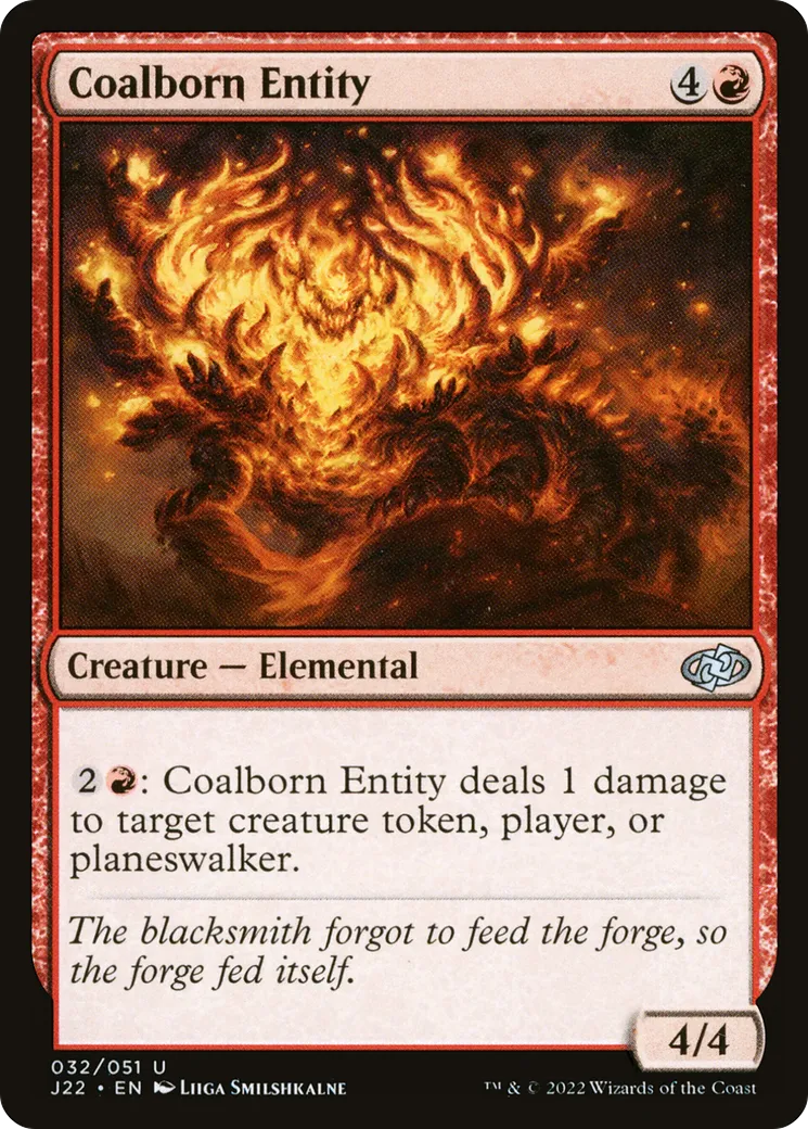 Entité née du charbon — Jumpstart 2022 — Magic: The Gathering