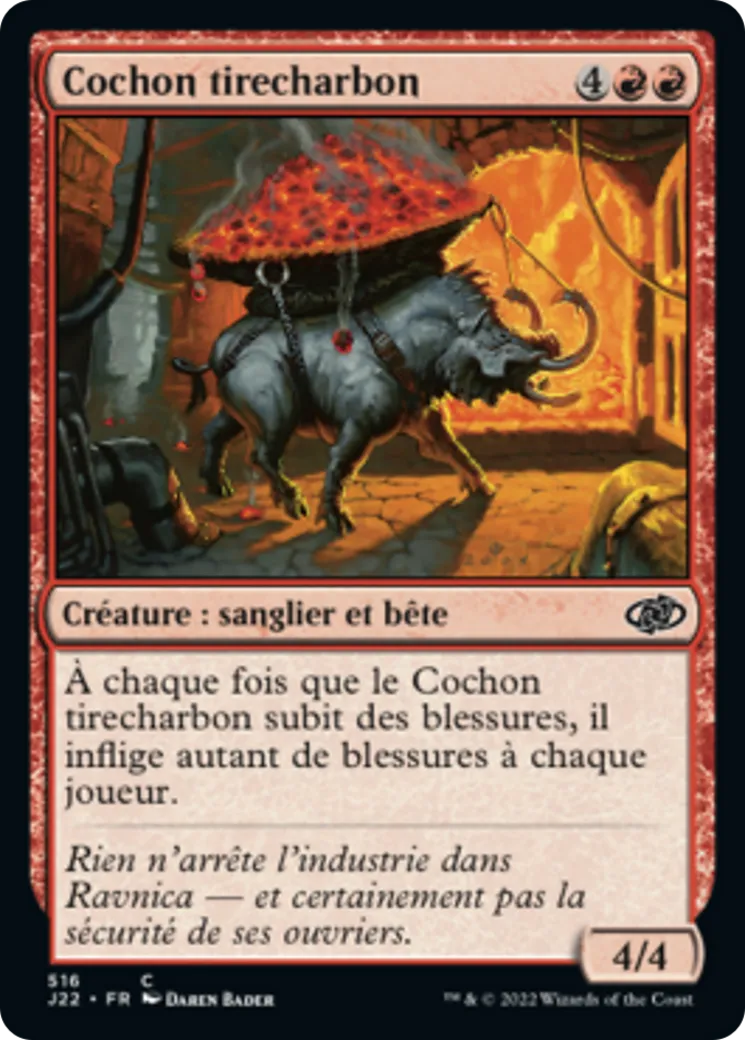 Cochon tirecharbon — Jumpstart 2022 — Magic: The Gathering