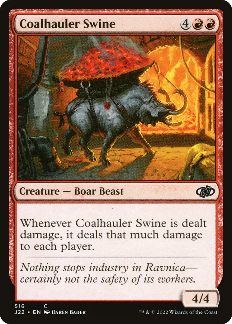 Coalhauler Swine — Jumpstart 2022 — Magic: The Gathering