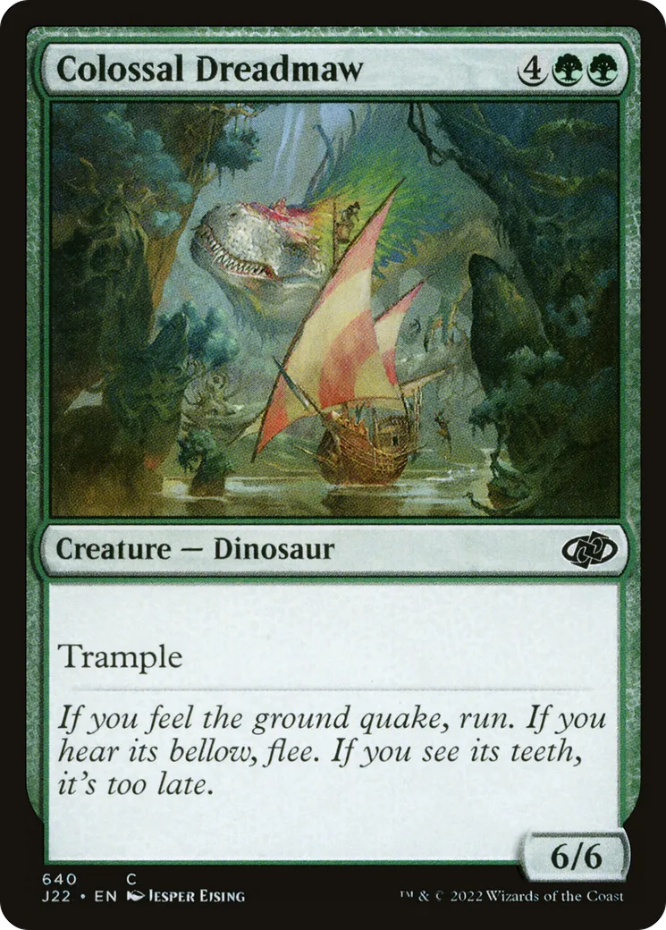 Colossal Dreadmaw — Jumpstart 2022 — Magic: The Gathering