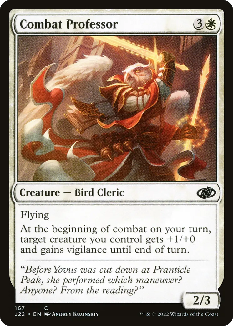 Combat Professor — Jumpstart 2022 — Magic: The Gathering