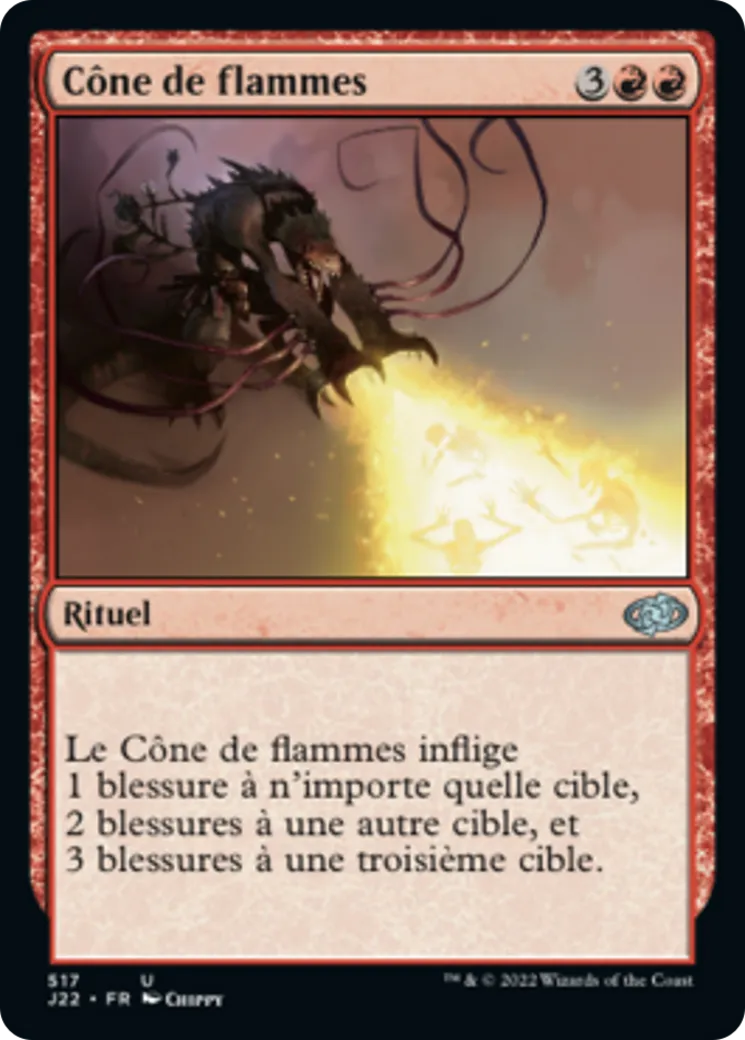 Cône de flammes — Jumpstart 2022 — Magic: The Gathering