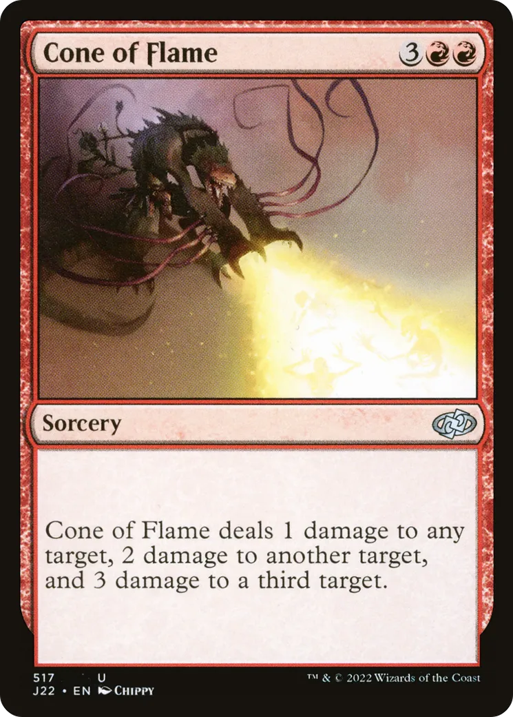 Cone of Flame — Jumpstart 2022 — Magic: The Gathering