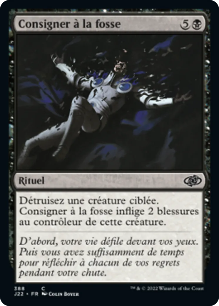 Consigner à la fosse — Jumpstart 2022 — Magic: The Gathering