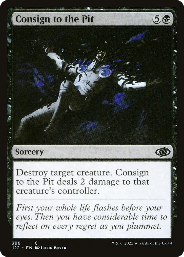 Consign to the Pit — Jumpstart 2022 — Magic: The Gathering