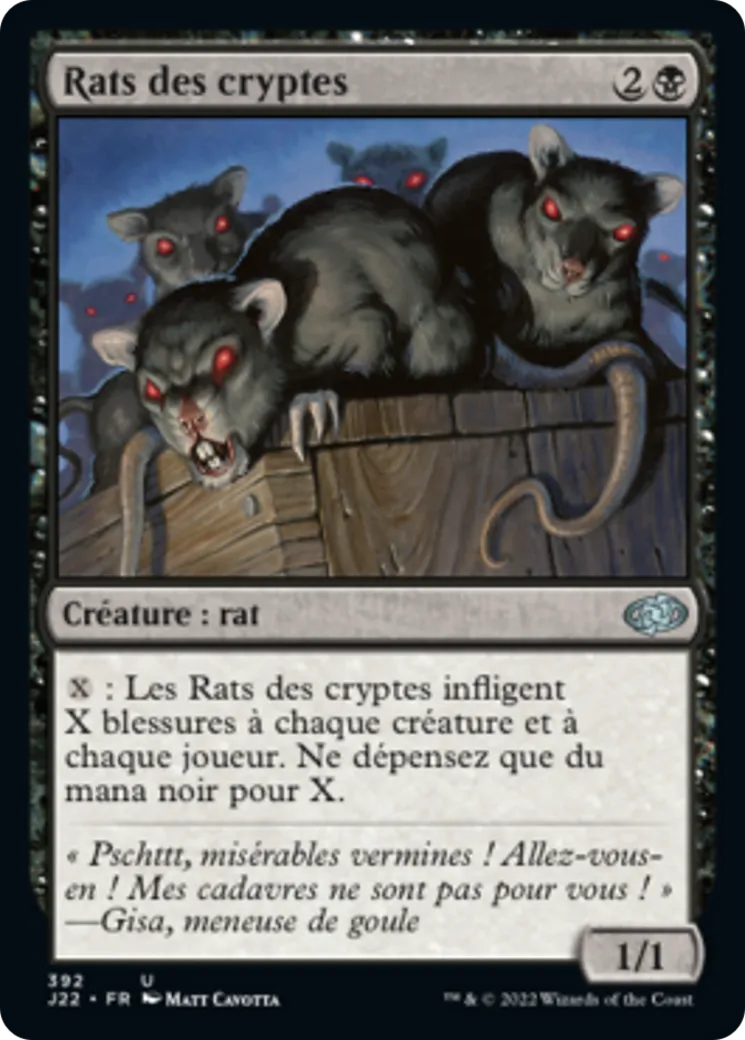 Rats des cryptes — Jumpstart 2022 — Magic: The Gathering