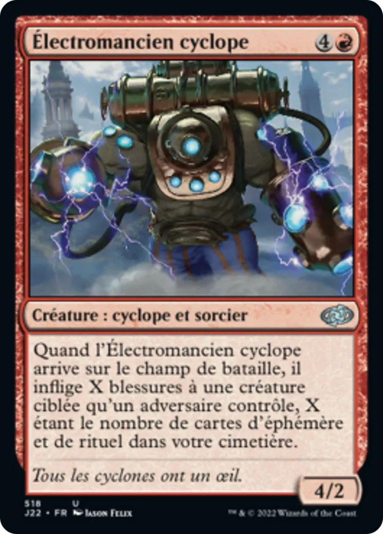 Électromancien cyclope — Jumpstart 2022 — Magic: The Gathering
