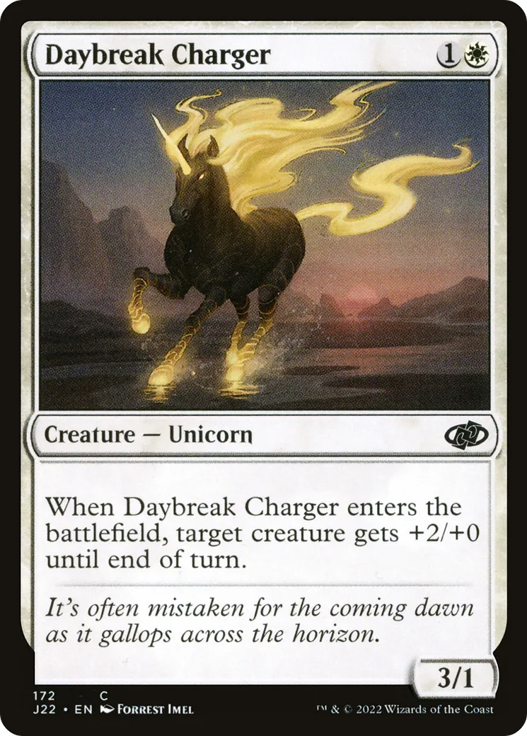 Daybreak Charger — Jumpstart 2022 — Magic: The Gathering
