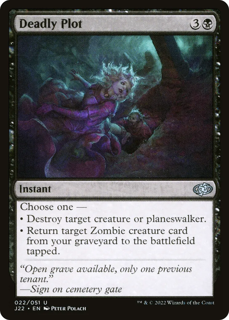 Deadly Plot — Jumpstart 2022 — Magic: The Gathering