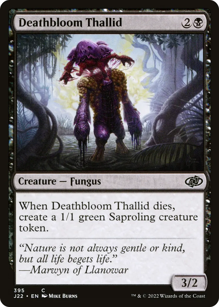 Deathbloom Thallid — Jumpstart 2022 — Magic: The Gathering