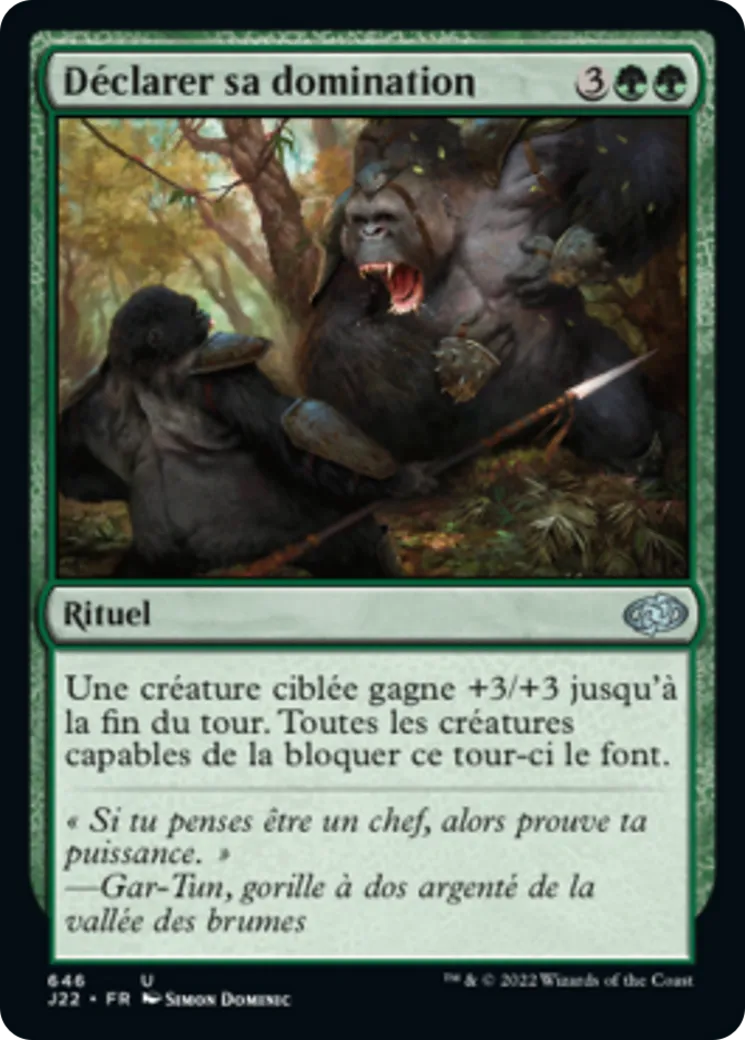 Déclarer sa domination — Jumpstart 2022 — Magic: The Gathering