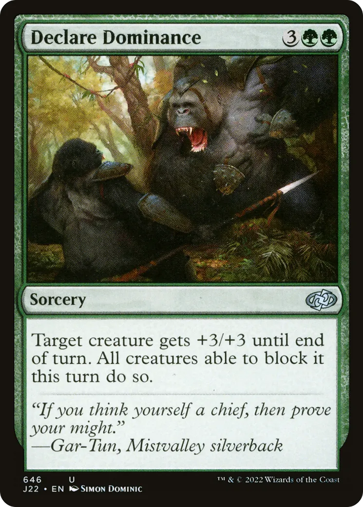 Declare Dominance — Jumpstart 2022 — Magic: The Gathering