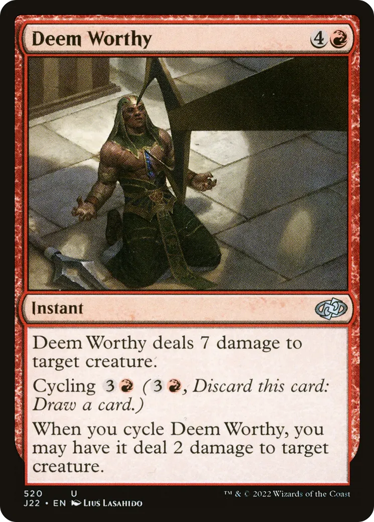 Deem Worthy — Jumpstart 2022 — Magic: The Gathering