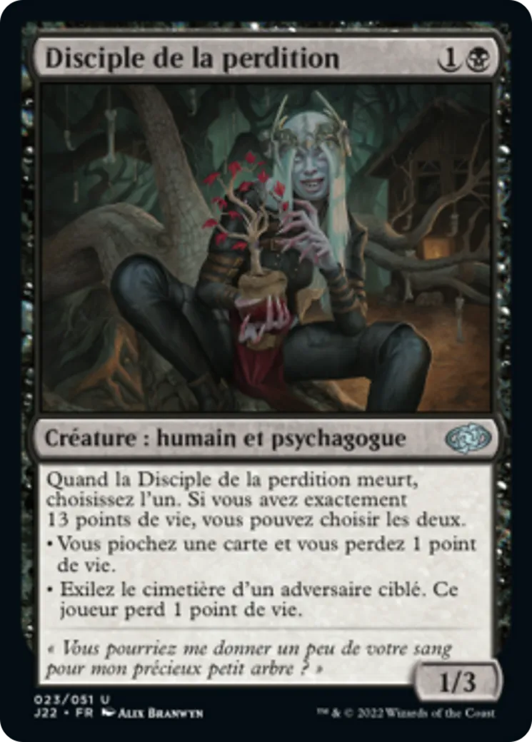 Disciple de la perdition — Jumpstart 2022 — Magic: The Gathering