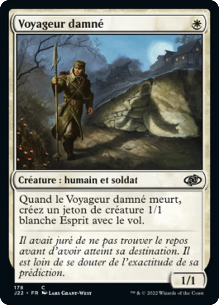 Voyageur damné — Jumpstart 2022 — Magic: The Gathering