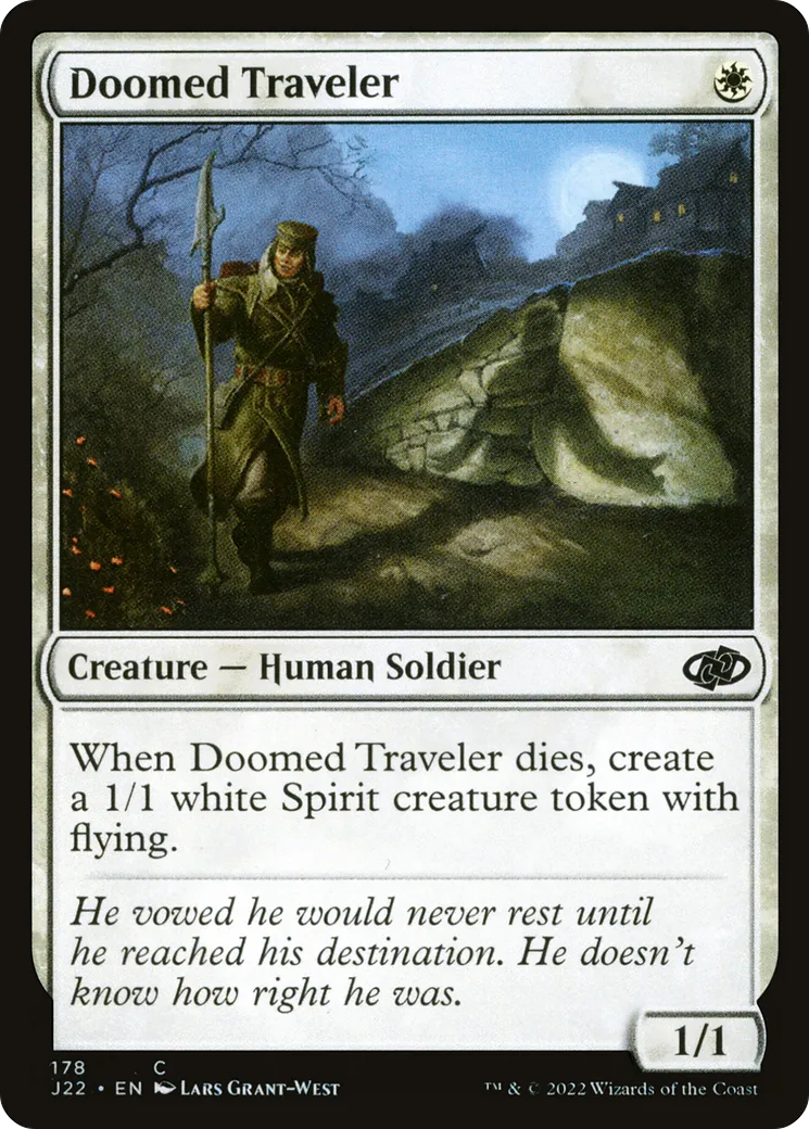 Doomed Traveler — Jumpstart 2022 — Magic: The Gathering
