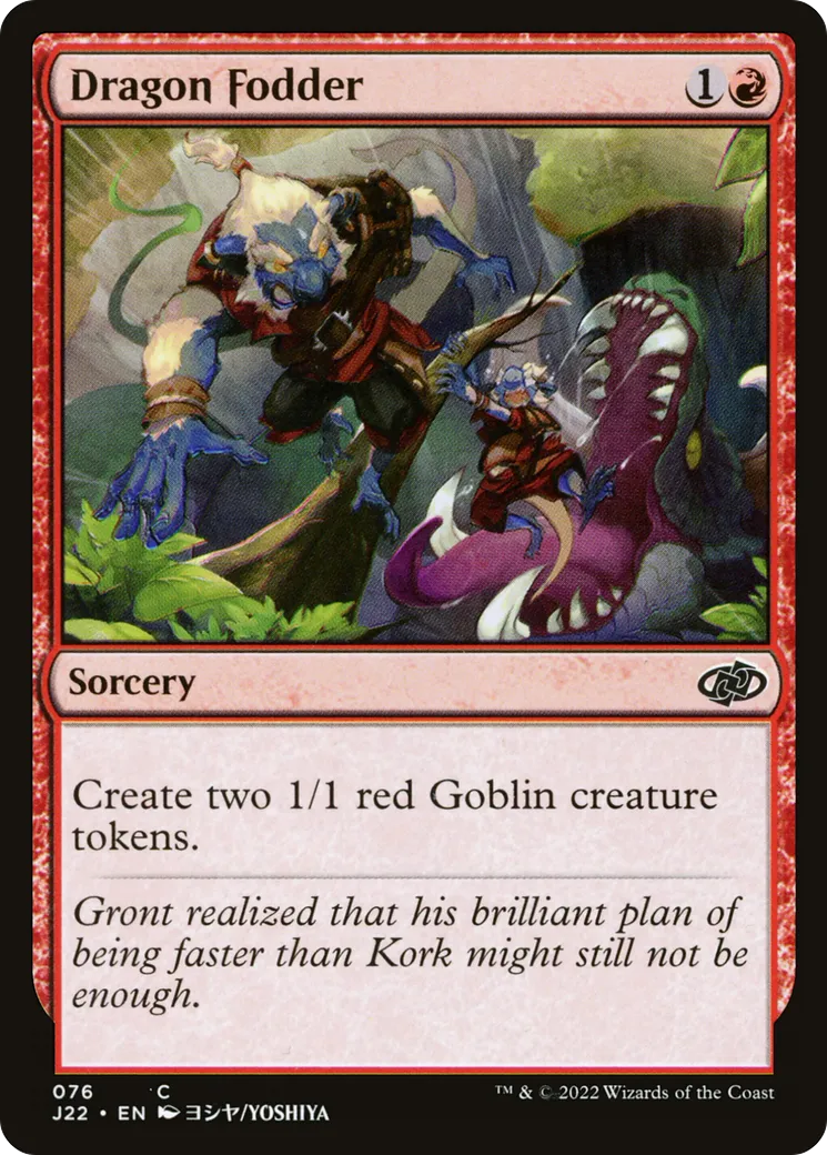 Dragon Fodder — Jumpstart 2022 — Magic: The Gathering