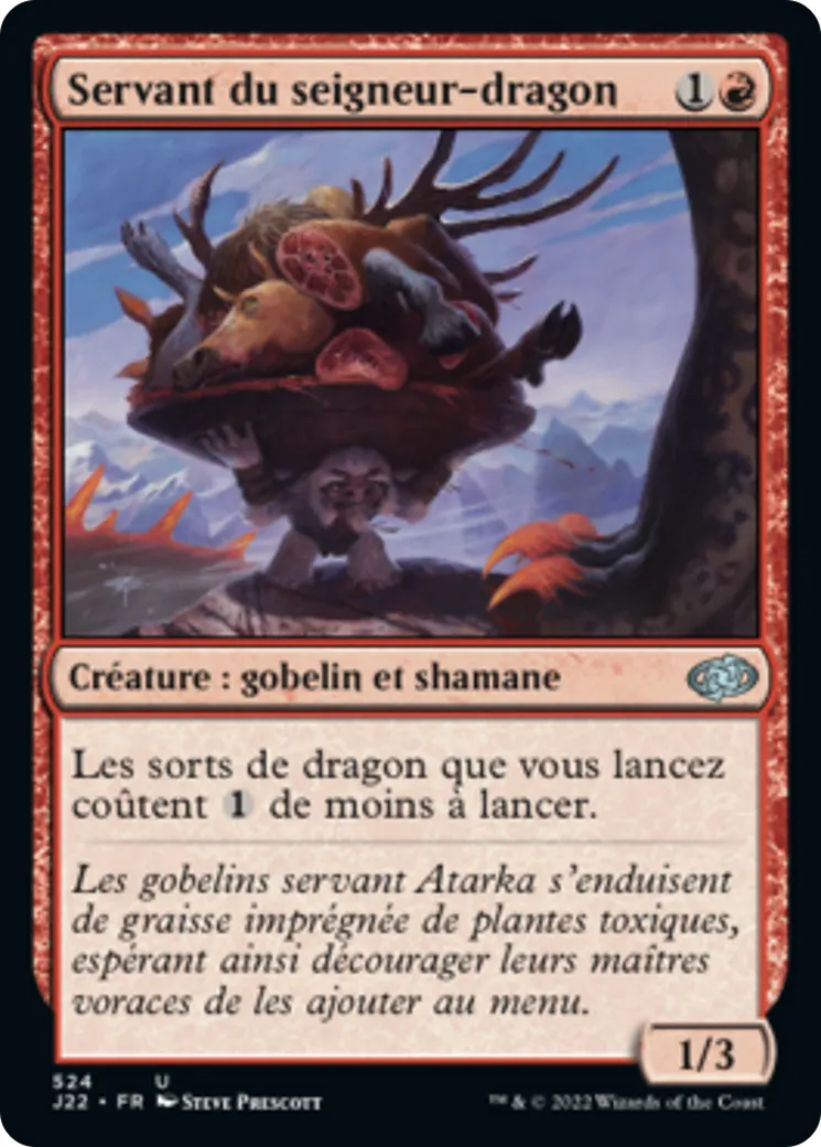 Servant du seigneur-dragon — Jumpstart 2022 — Magic: The Gathering
