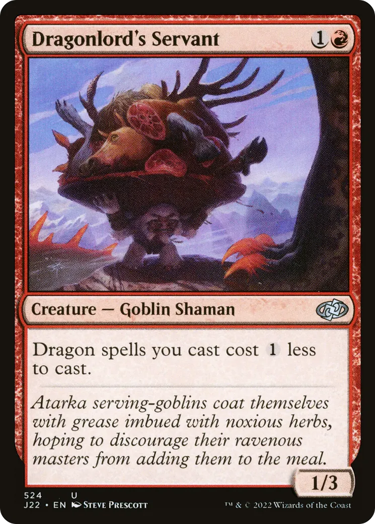 Dragonlord's Servant — Jumpstart 2022 — Magic: The Gathering