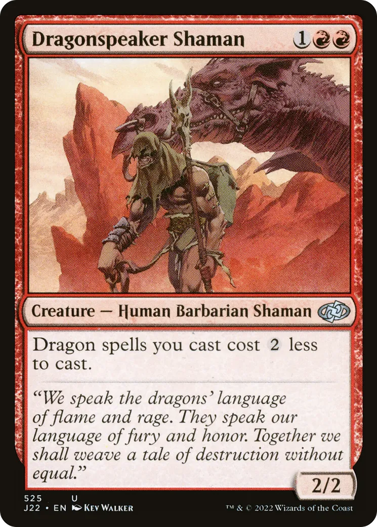 Dragonspeaker Shaman — Jumpstart 2022 — Magic: The Gathering