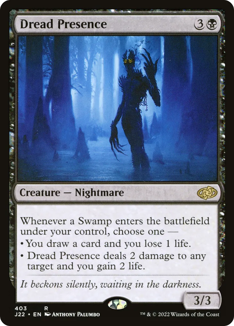 Dread Presence — Jumpstart 2022 — Magic: The Gathering