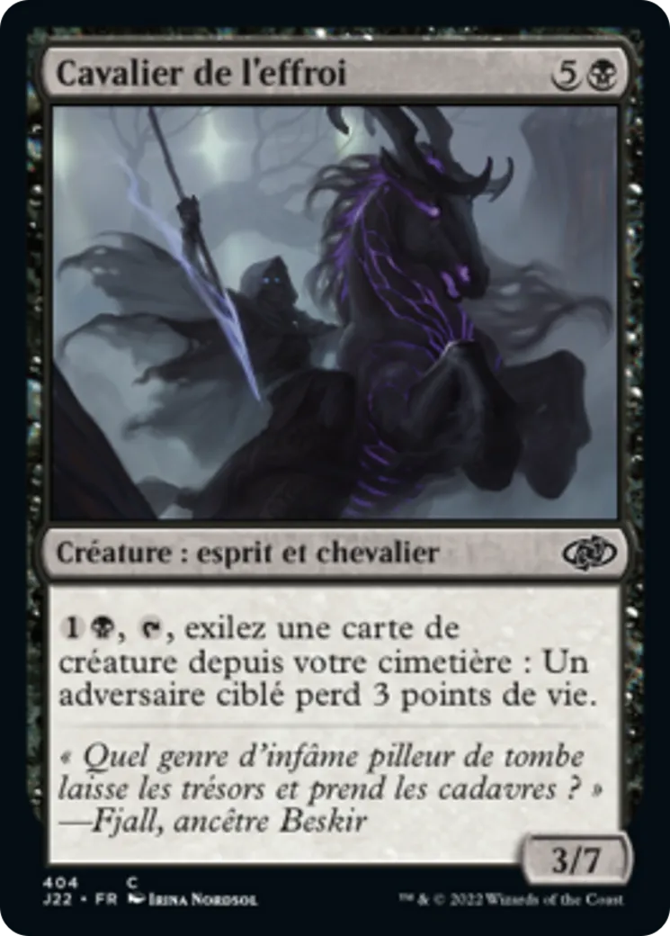 Cavalier de l'effroi — Jumpstart 2022 — Magic: The Gathering