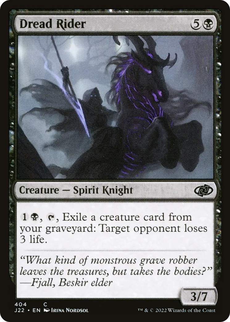 Dread Rider — Jumpstart 2022 — Magic: The Gathering