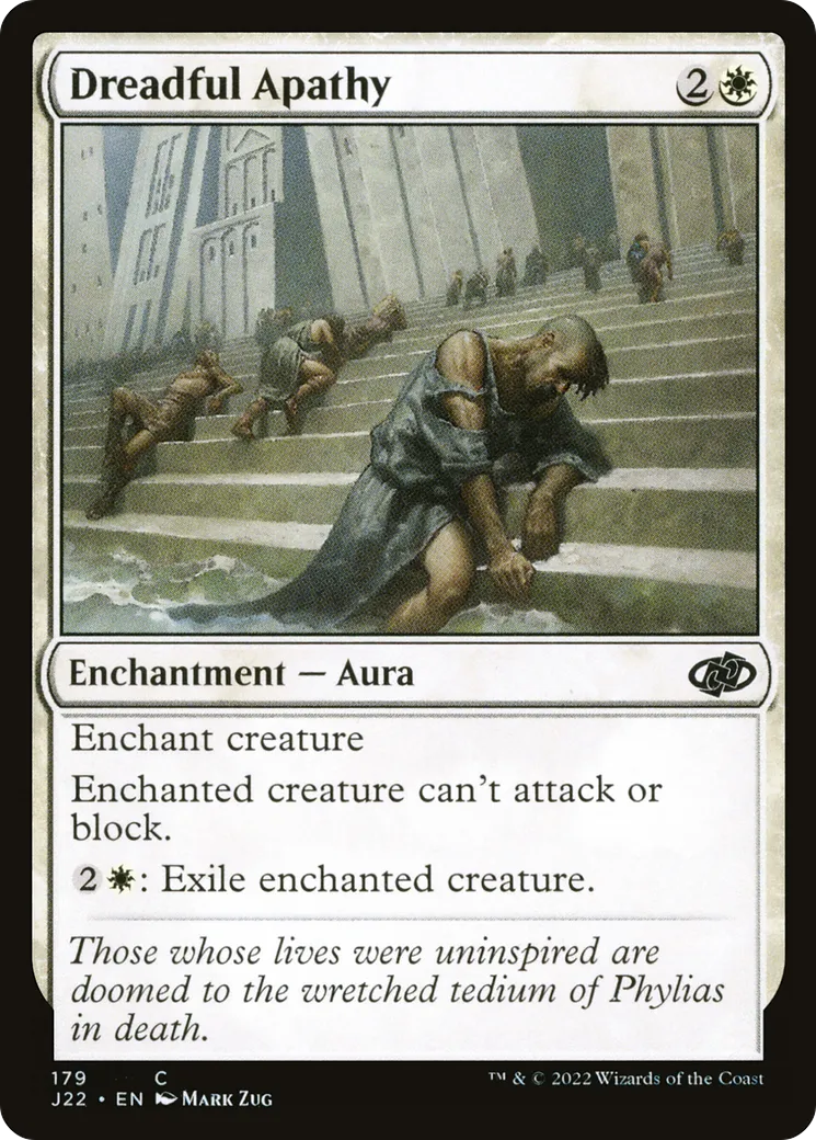 Dreadful Apathy — Jumpstart 2022 — Magic: The Gathering