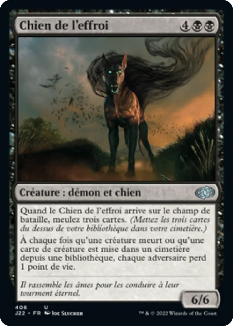 Chien de l'effroi — Jumpstart 2022 — Magic: The Gathering