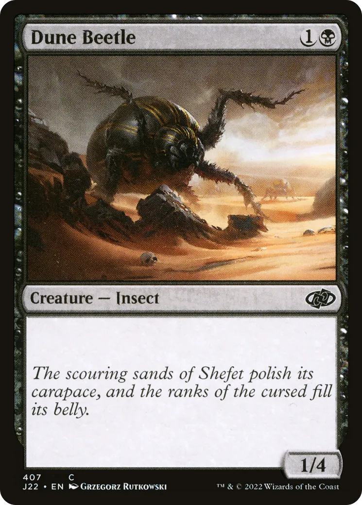 Dune Beetle — Jumpstart 2022 — Magic: The Gathering