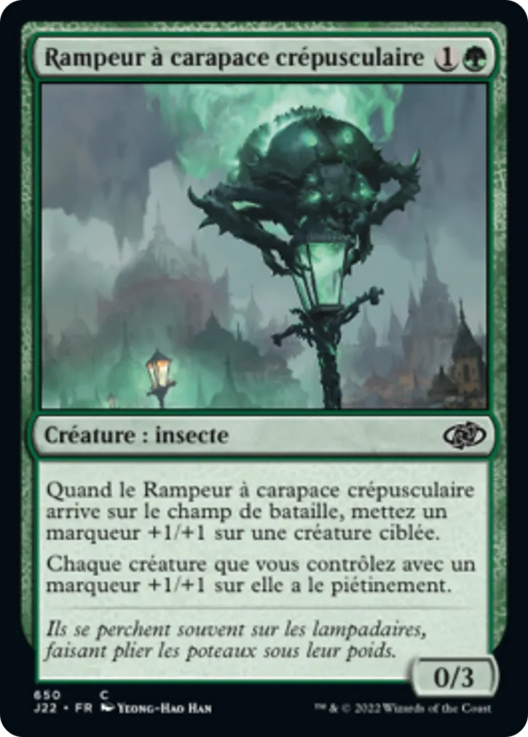 Rampeur à carapace crépusculaire — Jumpstart 2022 — Magic: The Gathering