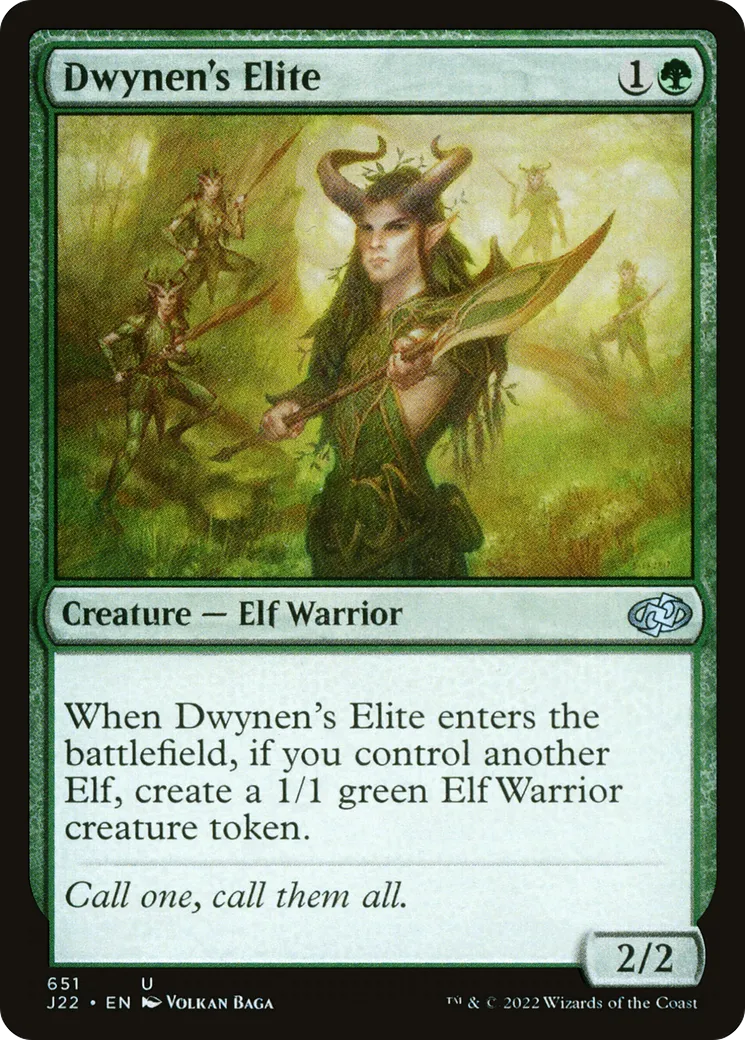 Dwynen's Elite — Jumpstart 2022 — Magic: The Gathering