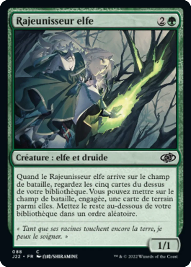 Rajeunisseur elfe — Jumpstart 2022 — Magic: The Gathering