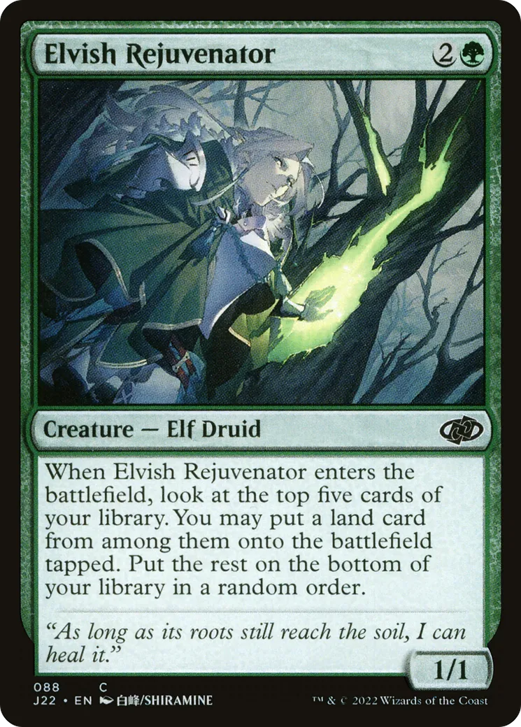 Rajeunisseur elfe — Jumpstart 2022 — Magic: The Gathering