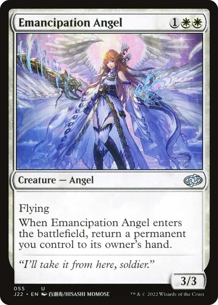 Emancipation Angel — Jumpstart 2022 — Magic: The Gathering