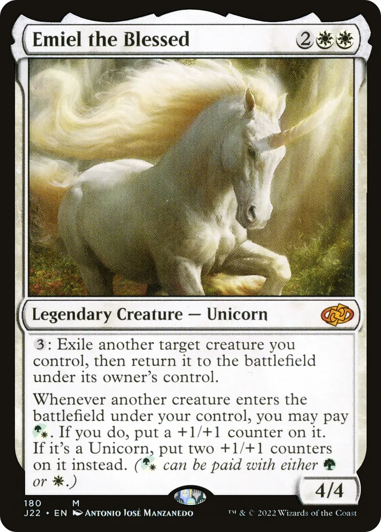 Emiel the Blessed — Jumpstart 2022 — Magic: The Gathering