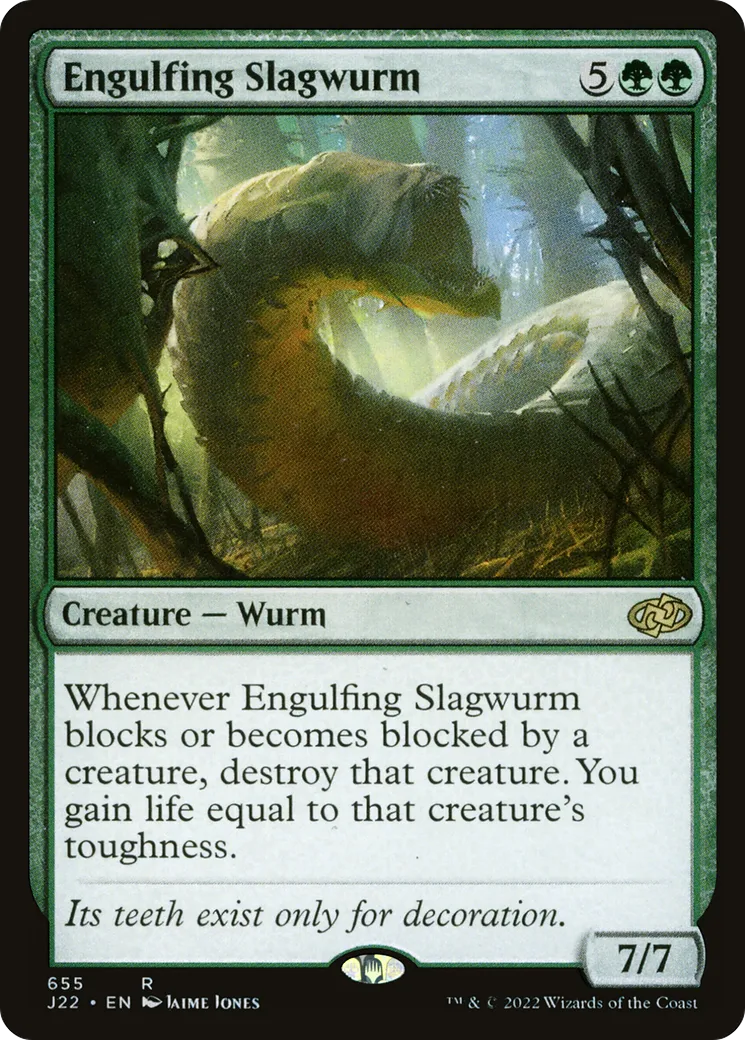 Engulfing Slagwurm — Jumpstart 2022 — Magic: The Gathering