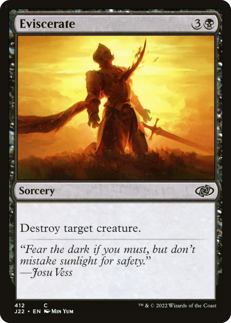 Eviscerate — Jumpstart 2022 — Magic: The Gathering